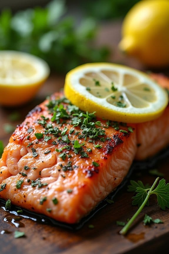 mediterranean herb salmon grilling