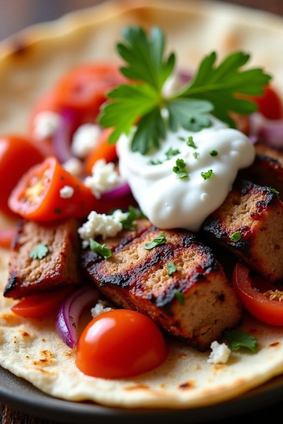 mediterranean pork fajitas recipe