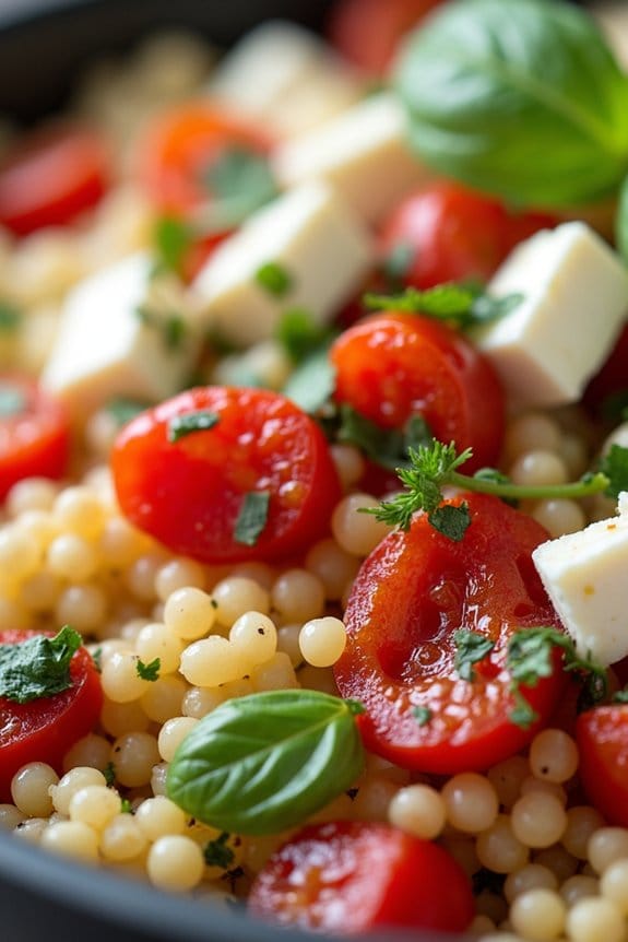 mediterranean roasted pepper couscous