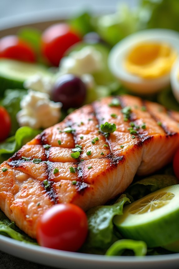mediterranean salmon salad delight