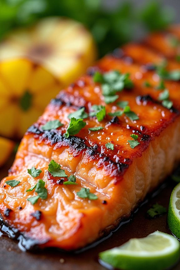 pineapple honey salmon recipe