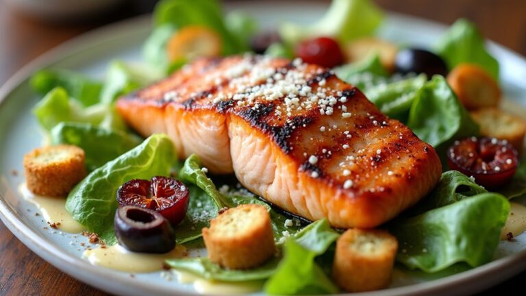 12 Fresh Grilled Salmon Caesar Salad Recipes You’ll Love salmon caesar salad recipes