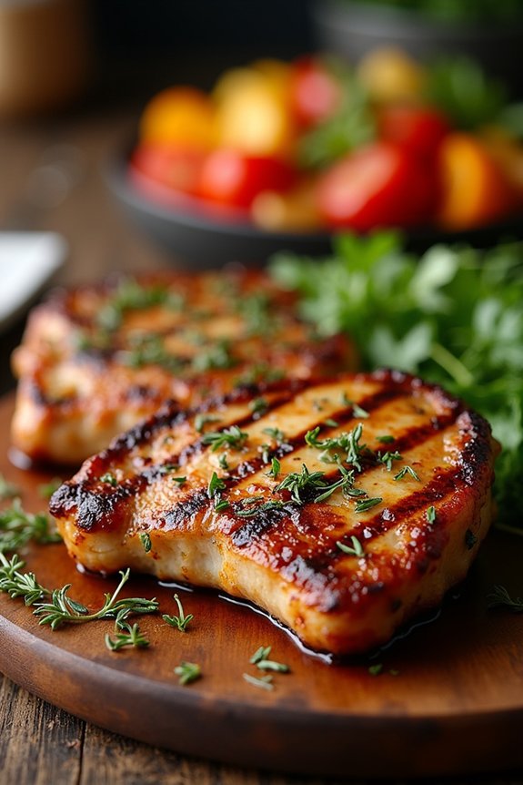 savory and sweet grilled pork