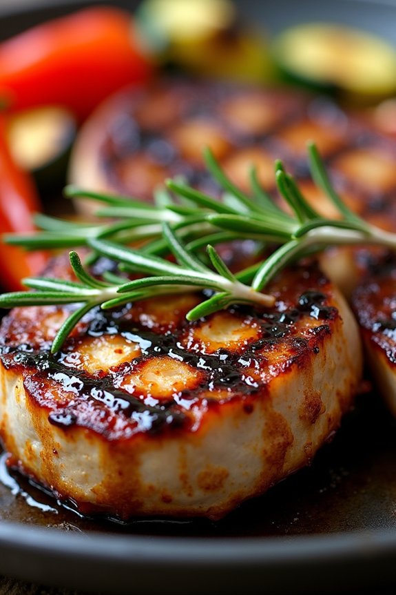 savory balsamic rosemary pork chops
