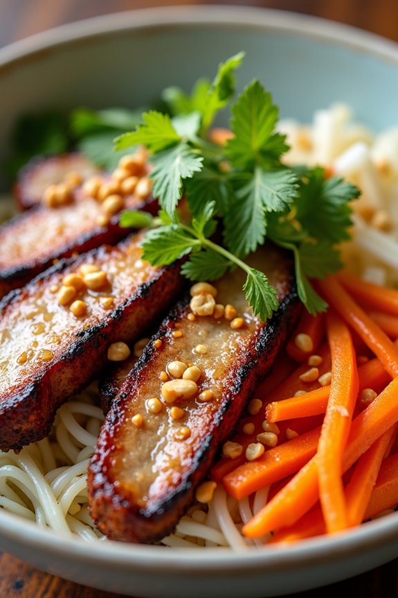savory grilled pork vermicelli