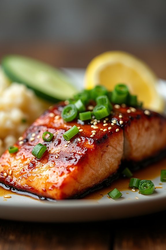 savory grilled teriyaki salmon