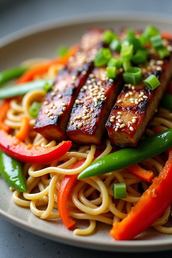 savory pork noodle dish