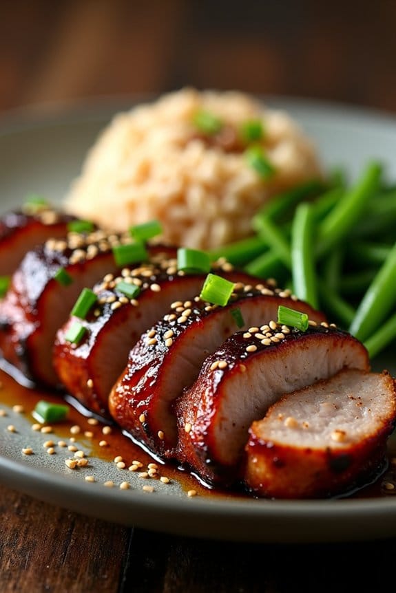 savory soy ginger pork