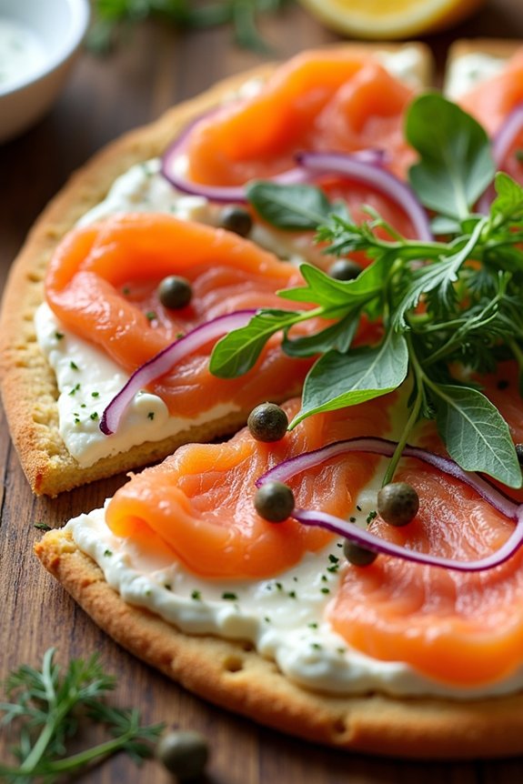 smoked salmon breakfast delight