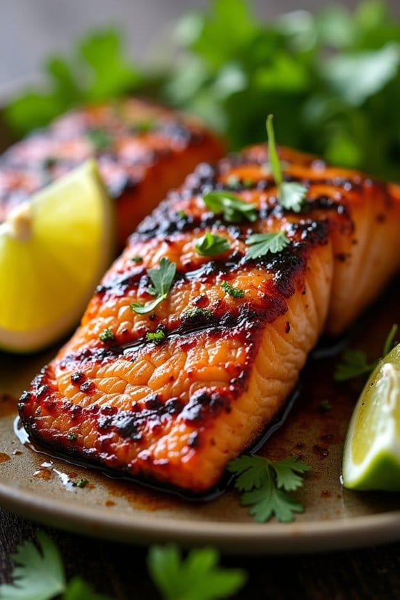 smoky chipotle grilled salmon