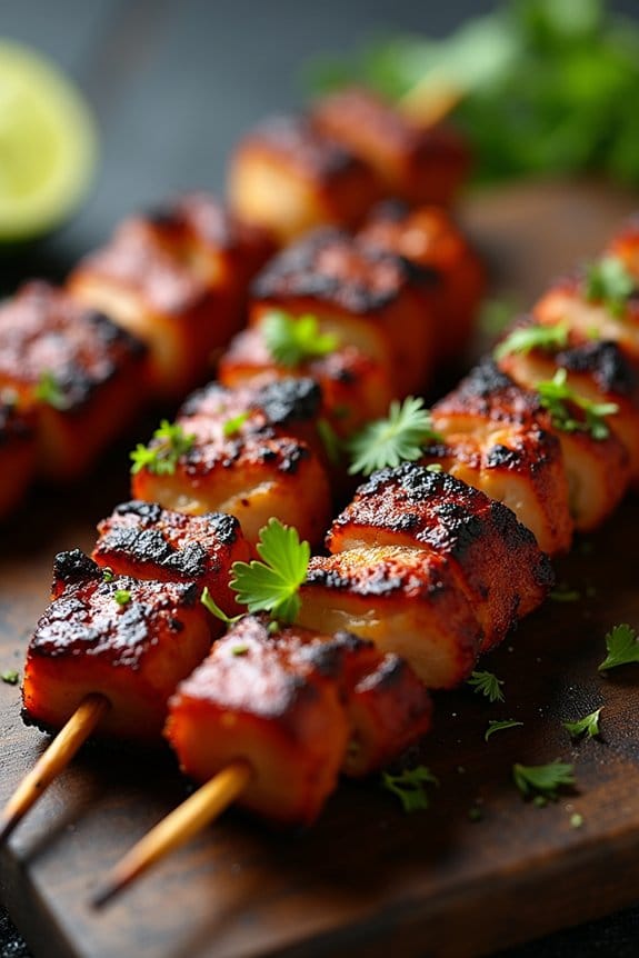 smoky chipotle lime skewers