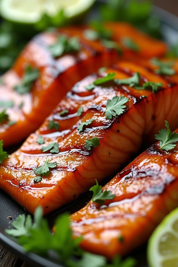 smoky honey chipotle salmon