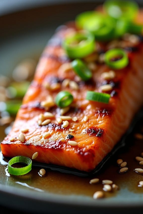 smoky miso grilled salmon recipe