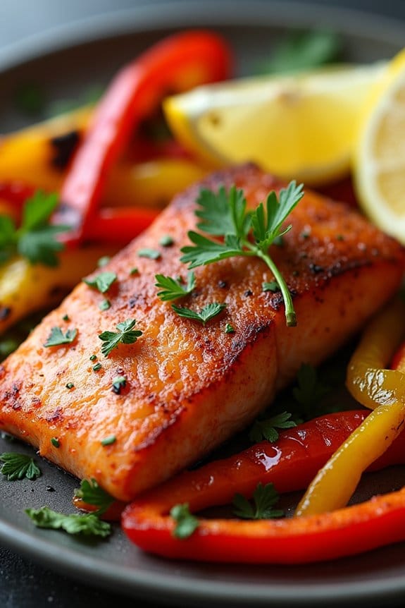 smoky paprika salmon delight