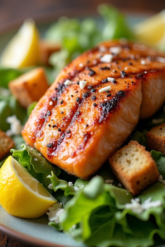 spicy cajun salmon salad