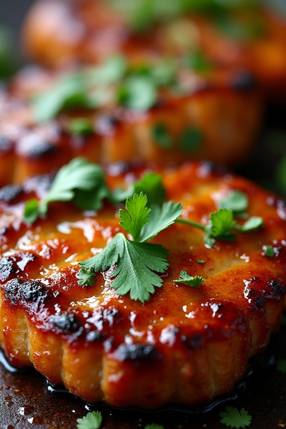 spicy grilled pork steaks