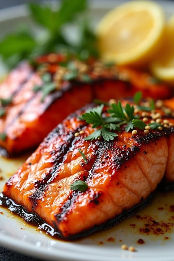 spicy harissa salmon delight