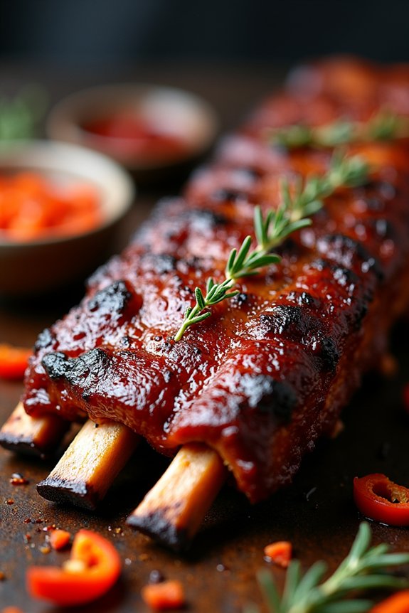 spicy jamaican grilled ribs