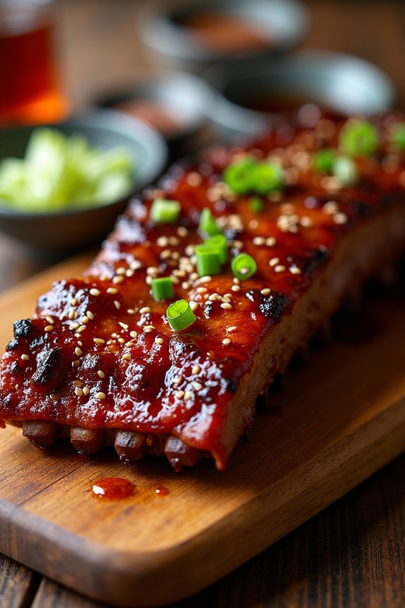 spicy korean grilled ribs