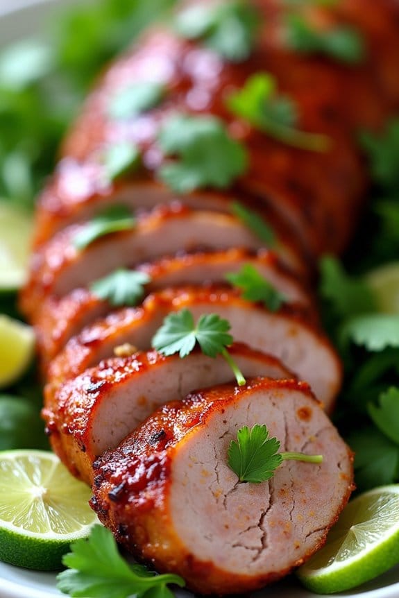 spicy lime grilled pork