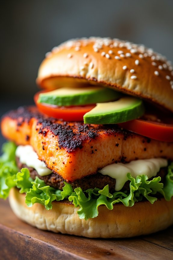 spicy salmon burger recipe