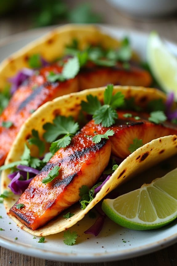 spicy salmon tacos recipe