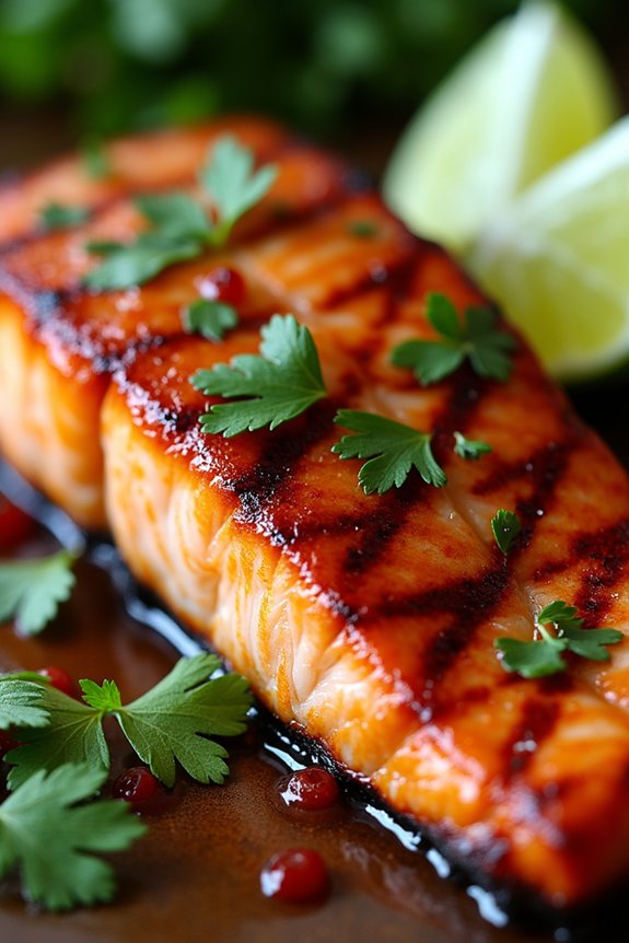 spicy sriracha grilled salmon delight