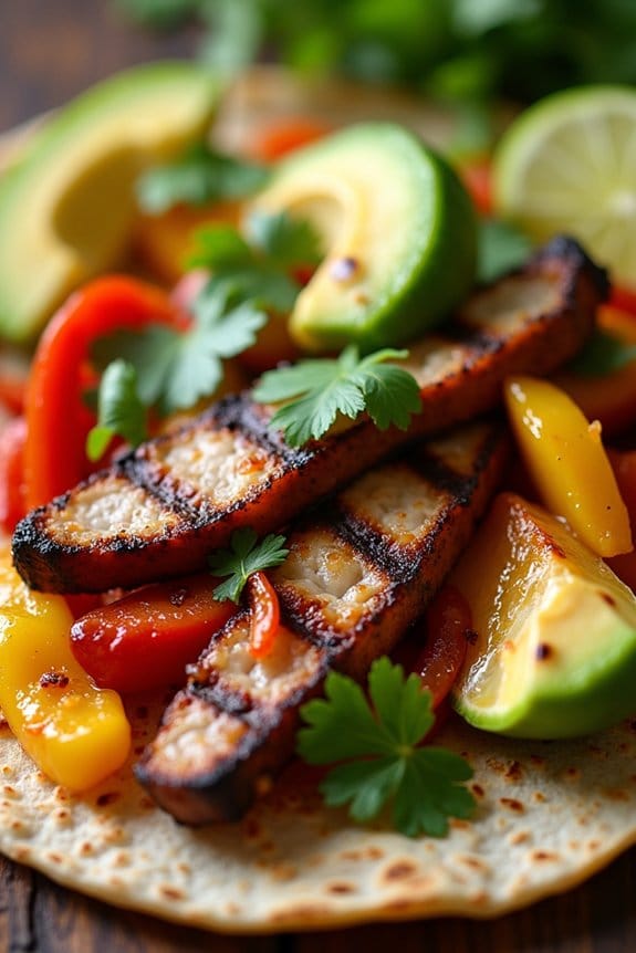 sweet and spicy fajitas