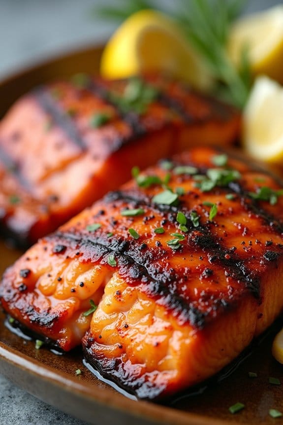 sweet and spicy salmon rub