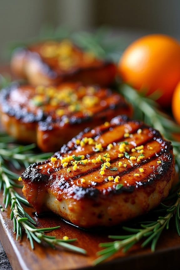 sweet and tangy pork chops