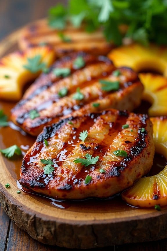 sweet and tangy pork medallions