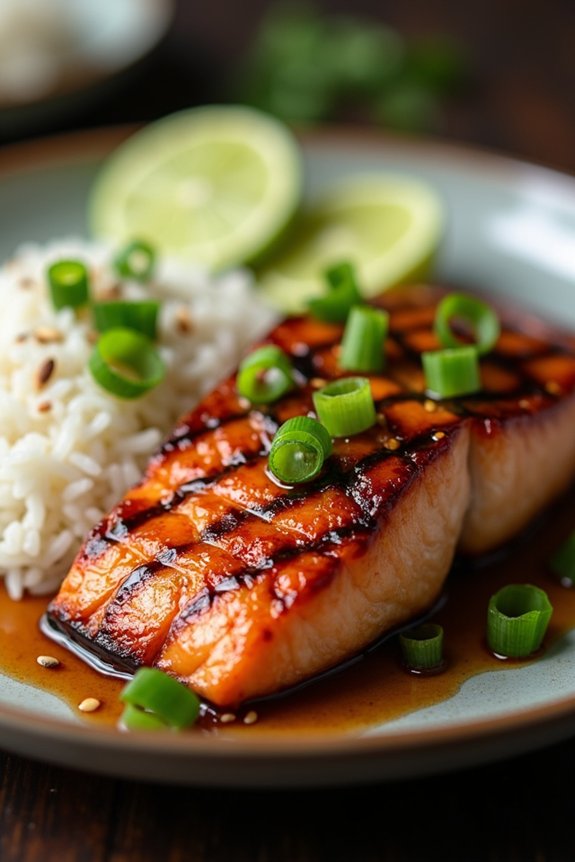 tamarind soy glazed salmon