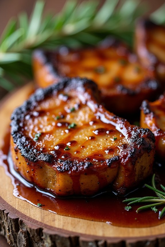 tangy balsamic pork chops