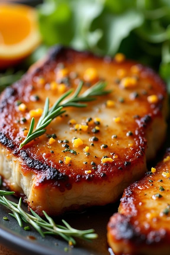 tangy citrus herb pork chops