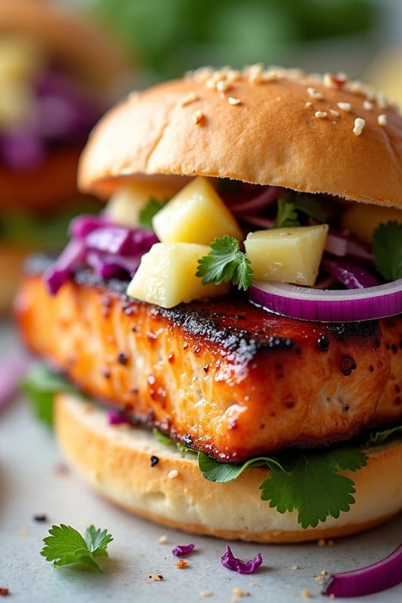 teriyaki salmon sandwich recipe