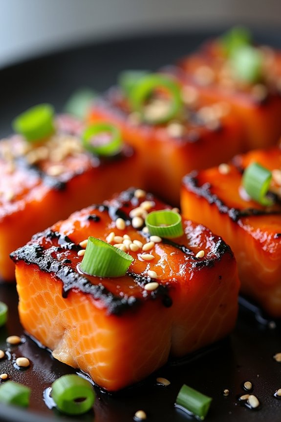 teriyaki salmon skewers recipe