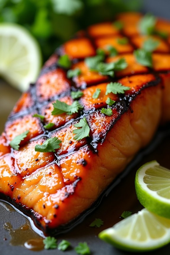 thai chili lime salmon
