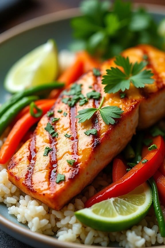 thai coconut curry salmon