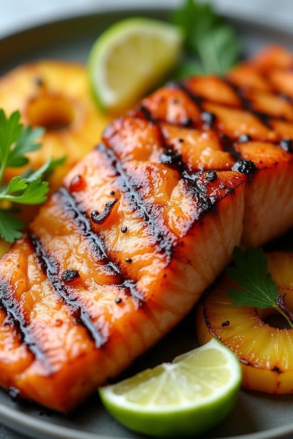 tropical grilled salmon delight
