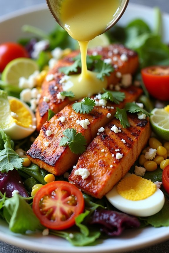 vibrant southwest salmon salad