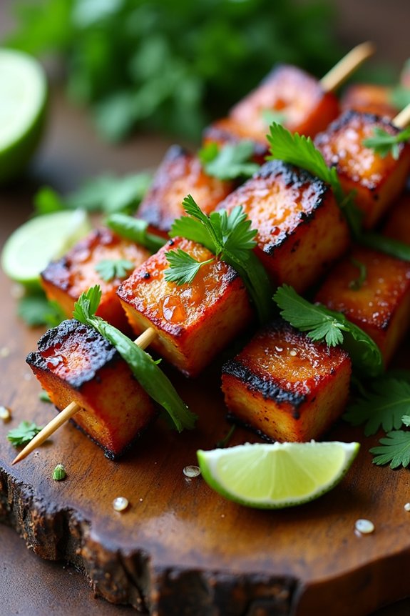 vietnamese herb lime skewers