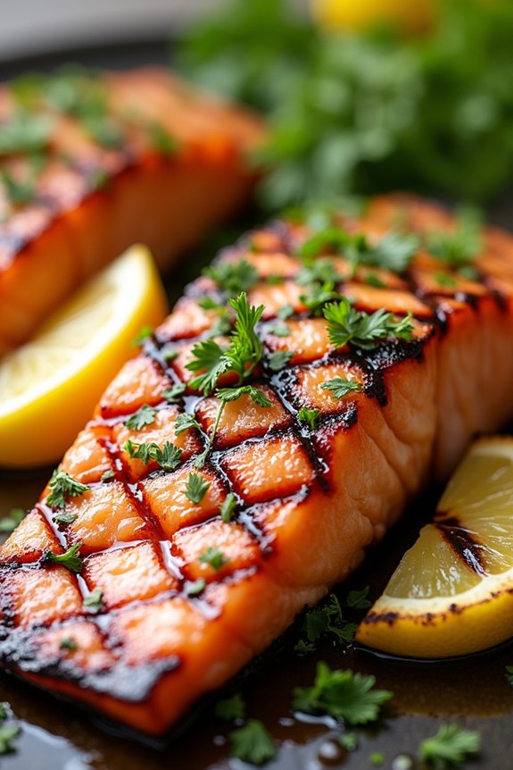zesty herb infused grilled salmon