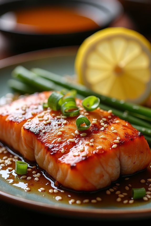 zesty japanese grilled salmon
