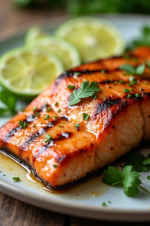 zesty lime cilantro salmon marinade