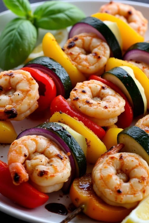 balsamic shrimp and vegetables