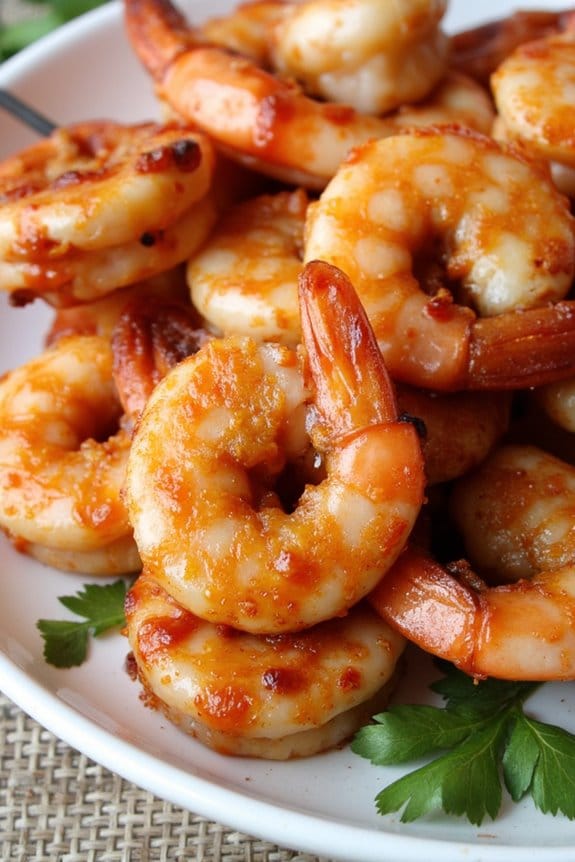 bourbon infused grilled shrimp delight