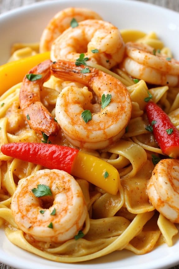 cajun shrimp pasta delight