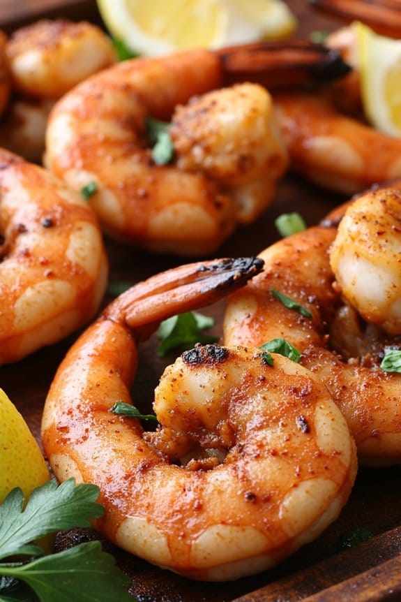 cajun spiced grilled shrimp delight