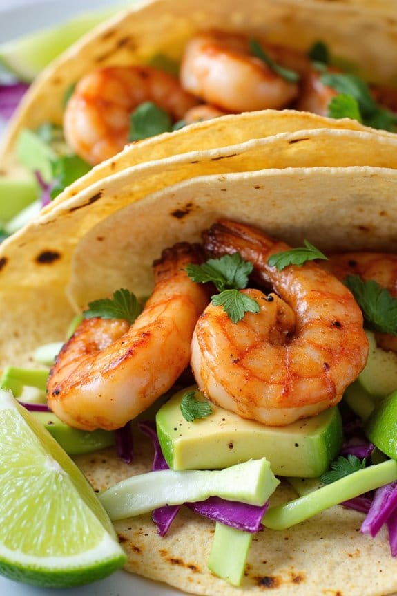 chili lime shrimp tacos