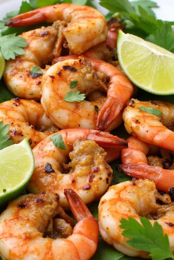 cilantro lime grilled shrimp delight